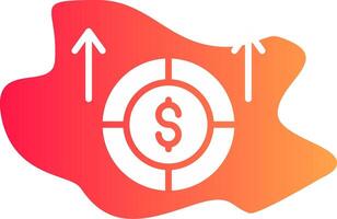 Cashflow kreatives Icon-Design vektor