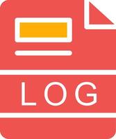 Log kreatives Icon-Design vektor