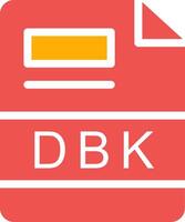 dbk kreativ ikon design vektor