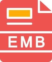 emb kreativ ikon design vektor