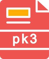 pk3 kreativ ikon design vektor