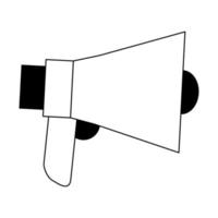 Peripone Symbol Cartoon in Schwarz und Weiß vektor