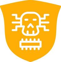 Kreatives Icon-Design für Malware vektor