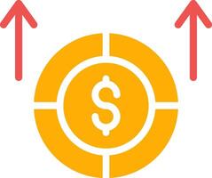 Cashflow kreatives Icon-Design vektor