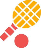 tennis racket kreativ ikon design vektor