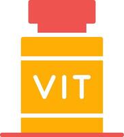 Vitamin kreatives Icon-Design vektor