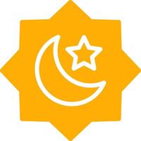 muslimisches kreatives Icon-Design vektor