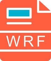 Wrf kreativ Symbol Design vektor