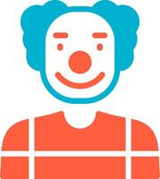 Clown kreatives Icon-Design vektor