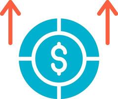 Cashflow kreatives Icon-Design vektor