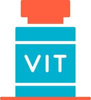 Vitamin kreatives Icon-Design vektor