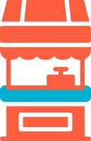 Food Stand kreatives Icon-Design vektor