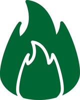 auf Feuer kreatives Icon-Design vektor