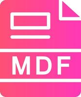 mdf kreativ Symbol Design vektor