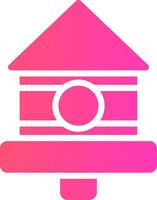 Birdhouse kreatives Icon-Design vektor