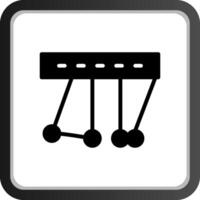 Newton Cradle kreatives Icon-Design vektor