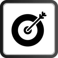 dartboard kreativ ikon design vektor