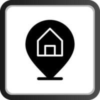 Immobilienstandort kreatives Icon-Design vektor