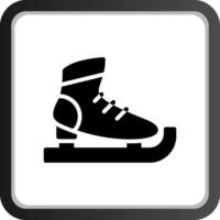 Schlittschuhe kreatives Icon-Design vektor