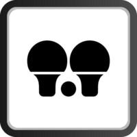 ping pong kreativ ikon design vektor