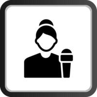 Journalist kreatives Icon-Design vektor