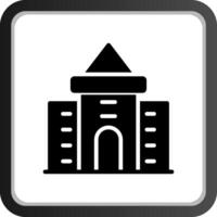 Schloss kreatives Icon-Design vektor