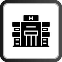 Krankenhaus kreatives Icon-Design vektor