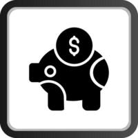 Sparschwein kreatives Icon-Design vektor