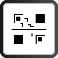 QR-Code kreatives Icon-Design vektor