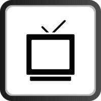 kreatives Icon-Design für das Fernsehen vektor