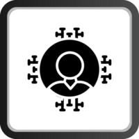 Netzwerk kreatives Icon-Design vektor