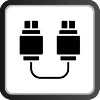 USB-Verbindung kreatives Icon-Design vektor