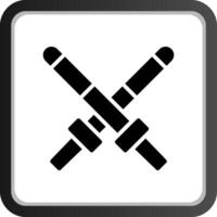 Kendo kreatives Icon-Design vektor