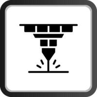 Wasserschneidemaschine kreatives Icon-Design vektor