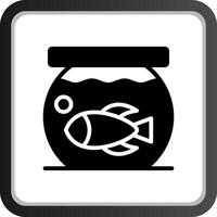 Fish Bowl kreatives Icon-Design vektor