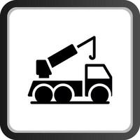 kreatives Icon-Design für Kranwagen vektor