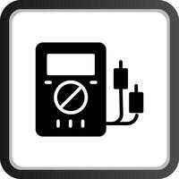 Voltmeter kreatives Icon-Design vektor