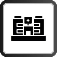 Krankenhaus kreatives Icon-Design vektor