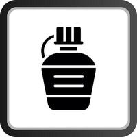 Wasserflasche kreatives Icon-Design vektor