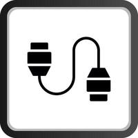 Kabel kreatives Icon-Design vektor