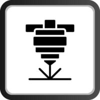 Laserschneiden kreatives Icon-Design vektor