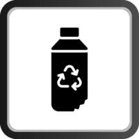 Wasserflasche kreatives Icon-Design vektor