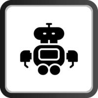 Roboter kreatives Icon-Design vektor