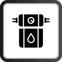 Wasserfilter kreatives Icon-Design vektor