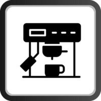 Kaffeemaschine kreatives Icon-Design vektor