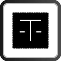 Textfeld kreatives Icon-Design vektor