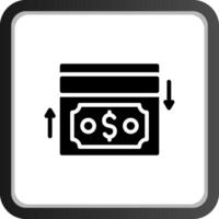 Cashflow kreatives Icon-Design vektor