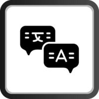 Sprache kreatives Icon-Design vektor