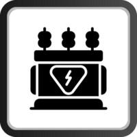 Leistungstransformator kreatives Icon-Design vektor