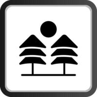 tall träd landskap kreativ ikon design vektor